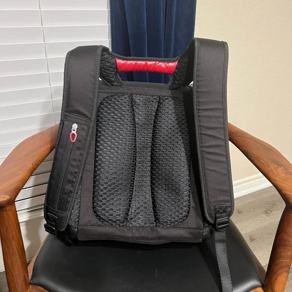 Tumi Black and Red Backpack - Picture 2 of 8